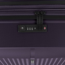 GABOL: MALETA CABINA DE POLIPROPILENO 4R 123922-BROOKLIN-MORADA