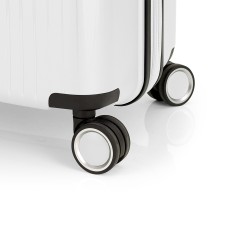 GABOL: MALETA CABINA DE POLIPROPILENO 4R 123922-BROOKLIN-BLANCA