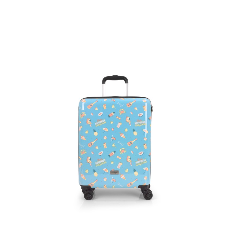 Gabol: Maleta cabina HAPPY Mr. Wonderful ABS+Policarbonato