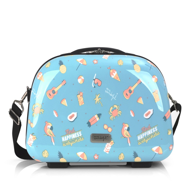 Gabol: HAPPY Mr. Wonderful Neceser de viaje ABS+Policarbonato