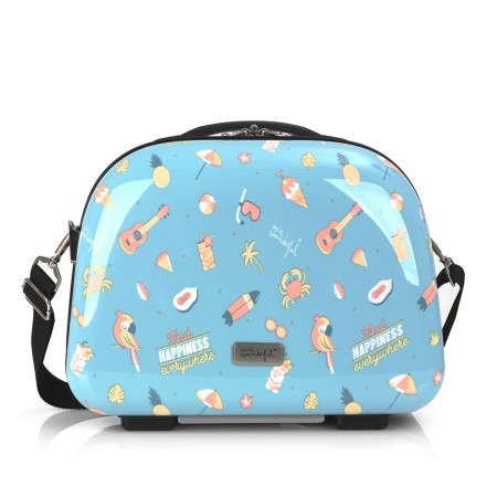 Gabol: HAPPY Mr. Wonderful Neceser de viaje ABS+Policarbonato