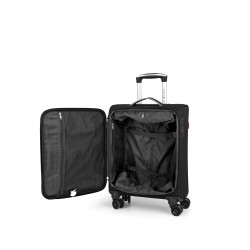 GABOL: MALETA CABINA POLIÉSTER 113422-ZAMBIA-NEGRA