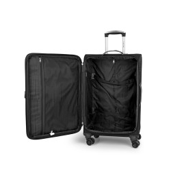 GABOL: MALETA GRANDE DE POLIÉSTER 4R 113447-ZAMBIA-NEGRA