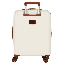 EL POTRO: MALETA DE CABINA EXPANDIBLE ABS TSA 5128621- OCURI-BLANCA