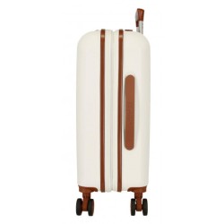 EL POTRO: MALETA DE CABINA EXPANDIBLE ABS TSA 5128621- OCURI-BLANCA