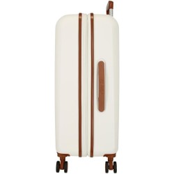 POTRO: MALETA MEDIANA 70 CM. EXPANDIBLE ABS TSA 5128826- OCURI-BLANCA