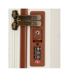 POTRO: MALETA MEDIANA 70 CM. EXPANDIBLE ABS TSA 5128826- OCURI-BLANCA