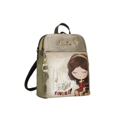ANEKKE: MOCHILA MOCHILA CUADRADA 2 COMPARTIMENTOS CON BOLSILLO FRONTAL MUSE 42705-073