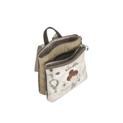 ANEKKE: MOCHILA CUADRADA DE 2 COMPARTIMENTOS Y BOLSILLO TRASERO SOPHIA 42805-233