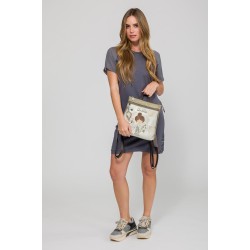 ANEKKE: MOCHILA CUADRADA DE 2 COMPARTIMENTOS Y BOLSILLO TRASERO SOPHIA 42805-233