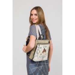 ANEKKE: MOCHILA CUADRADA DE 2 COMPARTIMENTOS Y BOLSILLO TRASERO SOPHIA 42805-233