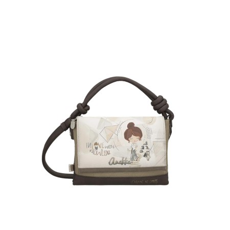 ANEKKE: BANDOLERA CON ASA CORTA DE 2 COMPARTIMENTOS SOPHIA 42803-383