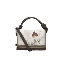 ANEKKE: BANDOLERA CON ASA CORTA DE 2 COMPARTIMENTOS SOPHIA 42803-383