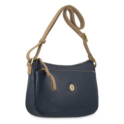 EL POTRO: BOLSO BANDOLERA MUJER EN PIEL VACUNO 1541-OASIS-AZUL