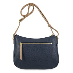 EL POTRO: BOLSO BANDOLERA MUJER EN PIEL VACUNO 1541-OASIS-AZUL