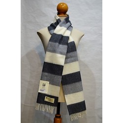 Bufanda de Grazalema Rayas gris/beig