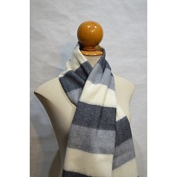 Bufanda de Grazalema Rayas gris/beig