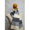 Bufanda de Grazalema Rayas gris/beig