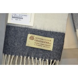 Bufanda de Grazalema Rayas gris/beig