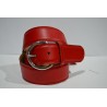 ROBERTO BELLIDO: Cinturón 4 cm. rojo