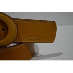 ROBERTO BELLIDO: Cinturón 3.7 cm. avellana