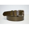 ROBERTO BELLIDO: Cinturón de vaquetilla de 3 cm.