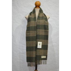Bufanda de Grazalema cuadros verde