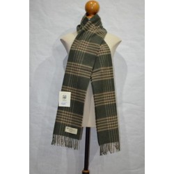 Bufanda de Grazalema cuadros verde