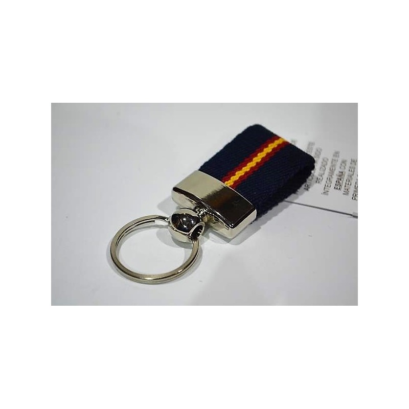 El Potro: Llavero bandera España azul